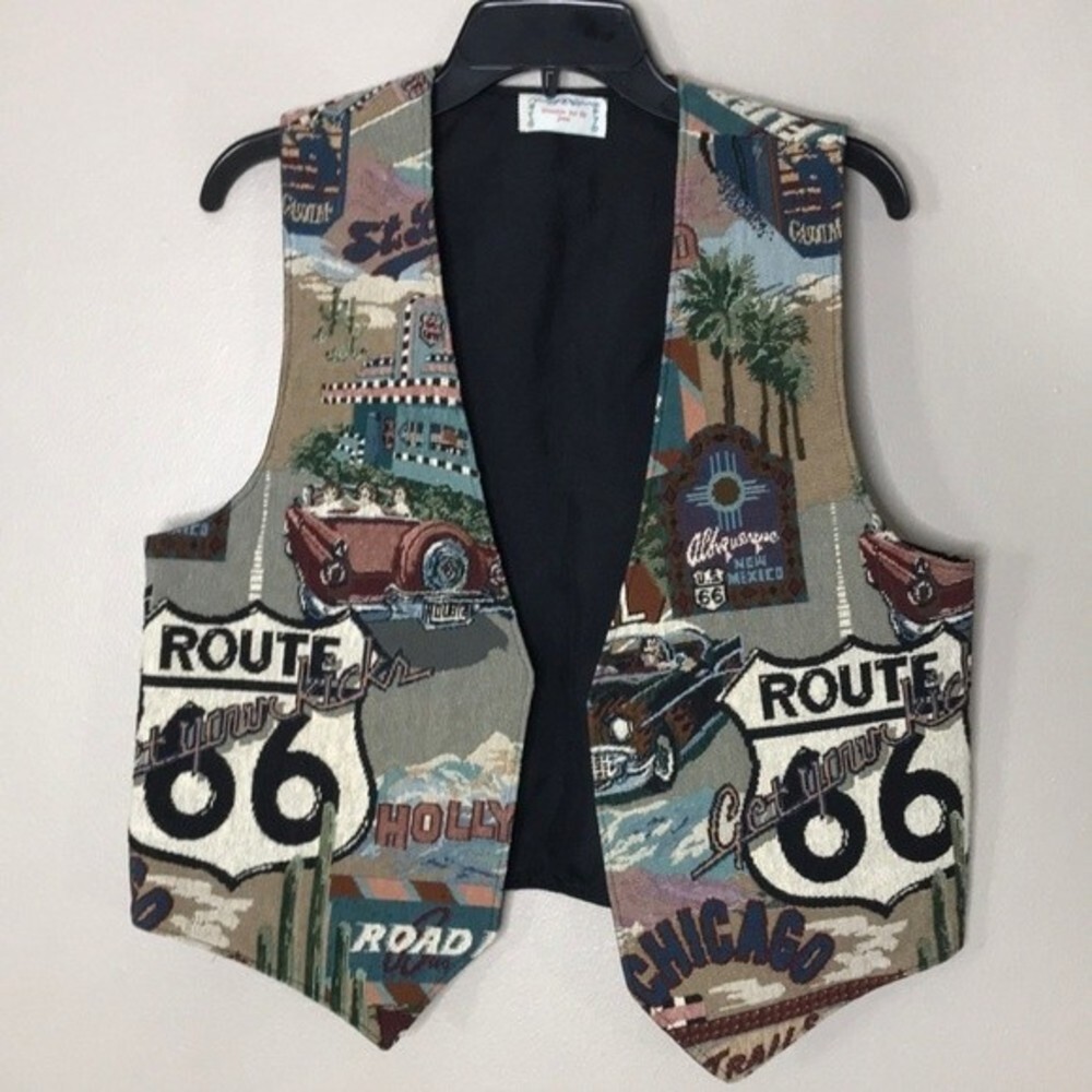 Route 66 Themed Women's Vest